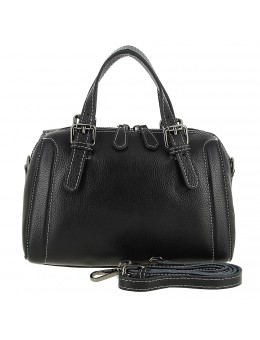 Женская кожаная сумка 8018 BLACK